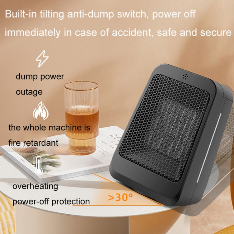 PTC Heating And Cooling Dual purpose Heater Style Remote Control Model EU Plug