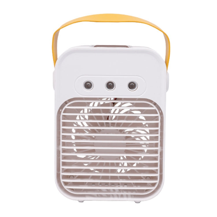 Mini Desktop Air Conditioner Fan Household Spray Humidification Air Cooler White