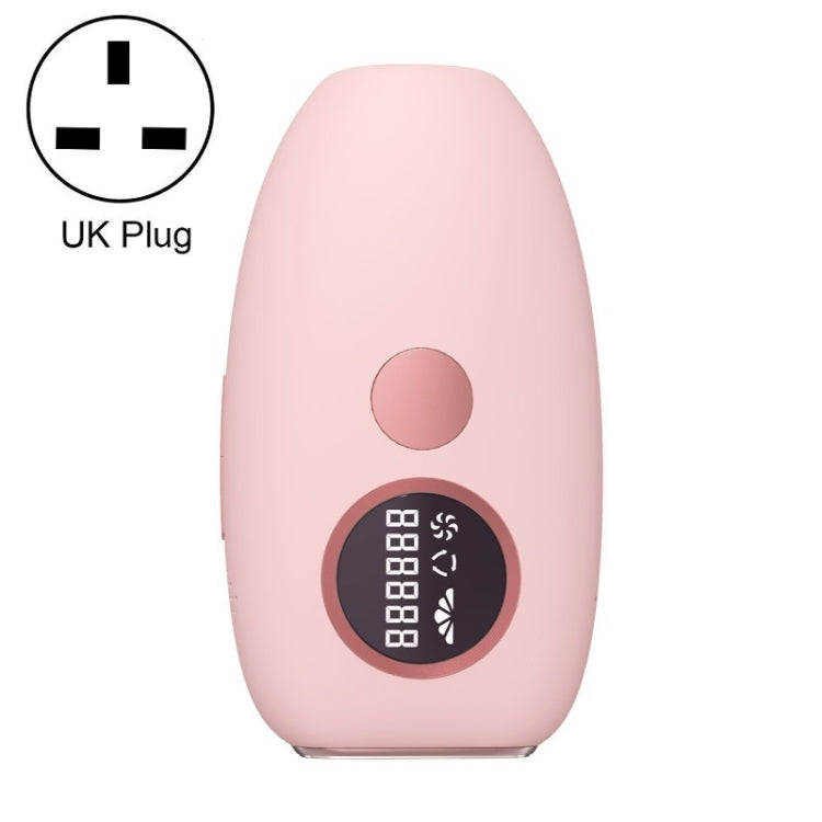 Home Laser Freezing Point Hair Removal Apparatus Full Body Beauty Portable Hair Removal Apparatus Style UK Plug Freezing Point Pink