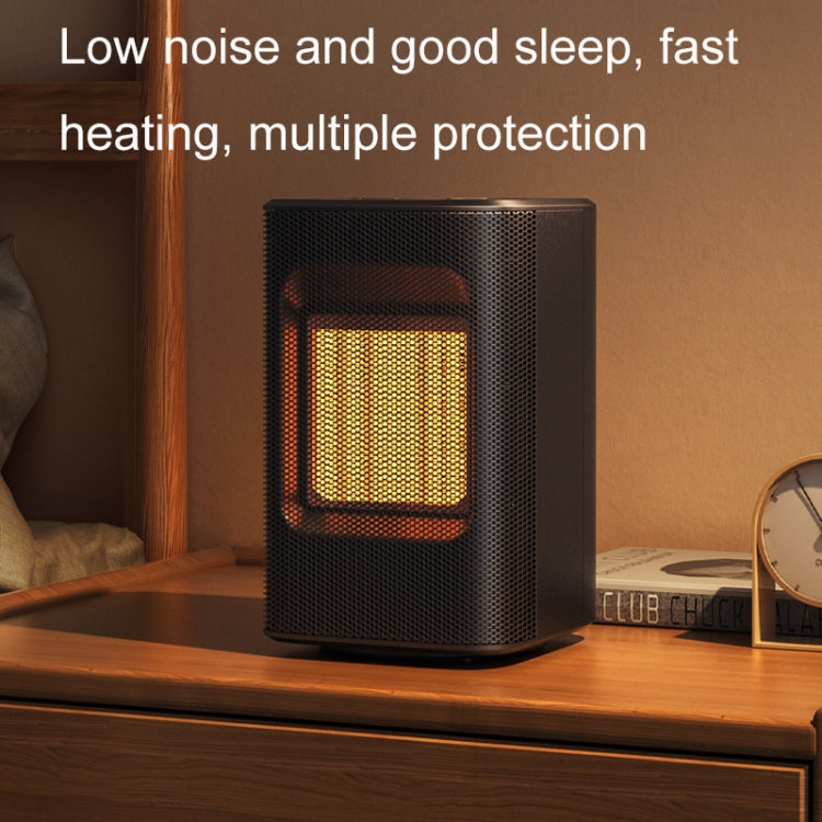 WT WA2 Home Desktop Mini Warm Air Machine Heating Heater Plug Type EU Plug Black