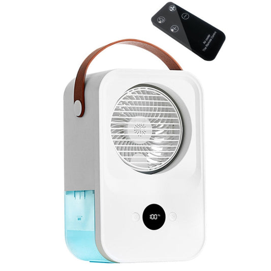 MT F60 Smart Digital Display USB Charging Air Cooler Desktop Mist Humidification Fan Mode Remote Control Version