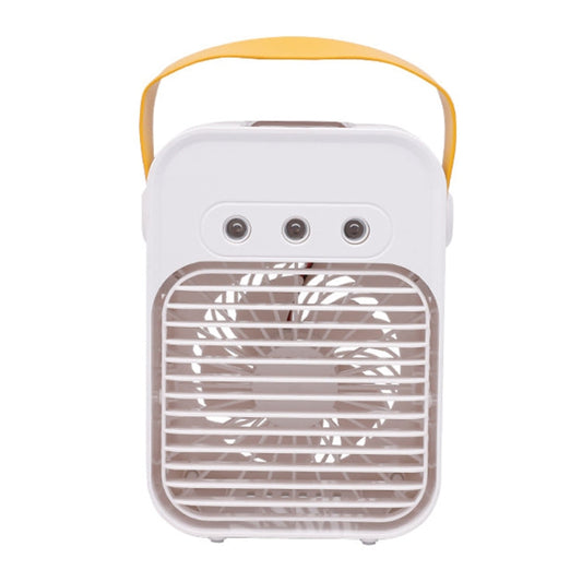 Mini Desktop Air Conditioner Fan Household Spray Humidification Air Cooler White