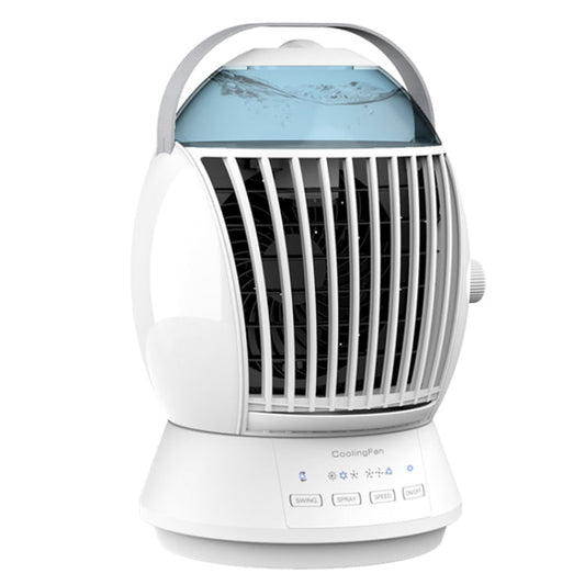CF 009 USB Touch Spray Humidification Air Conditioning Fan Desktop Office Air Cooler White